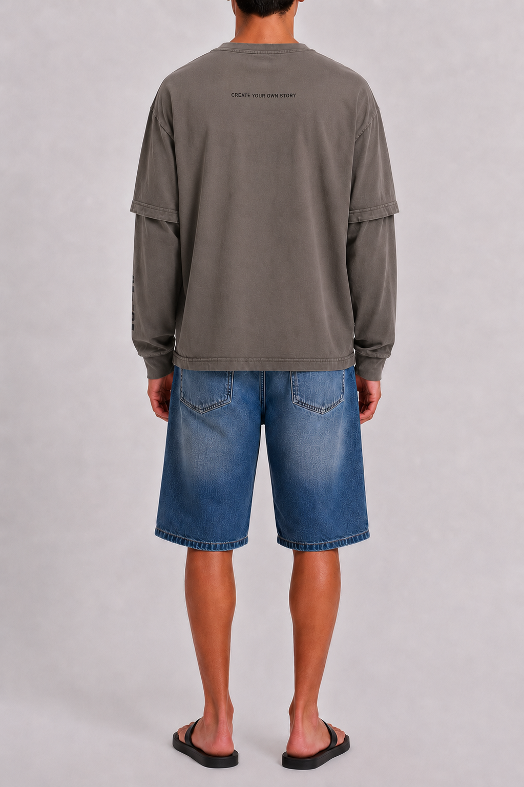 Olive Detachable Longsleeve