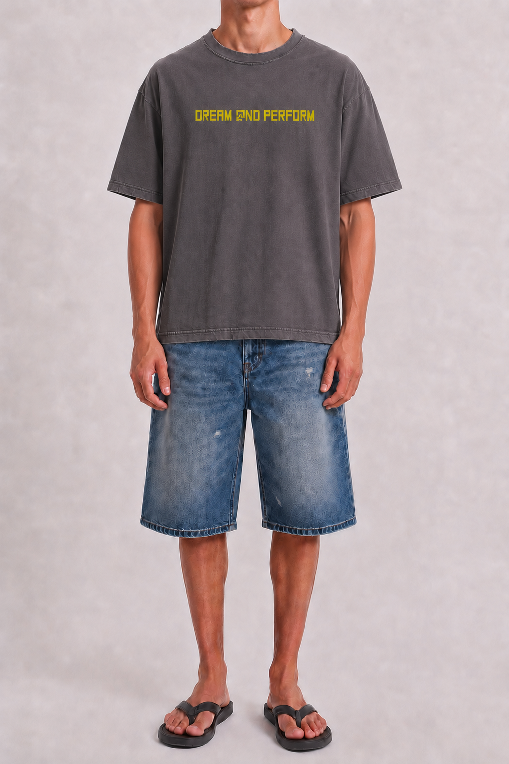 Washed Grey Detachable Longsleeve