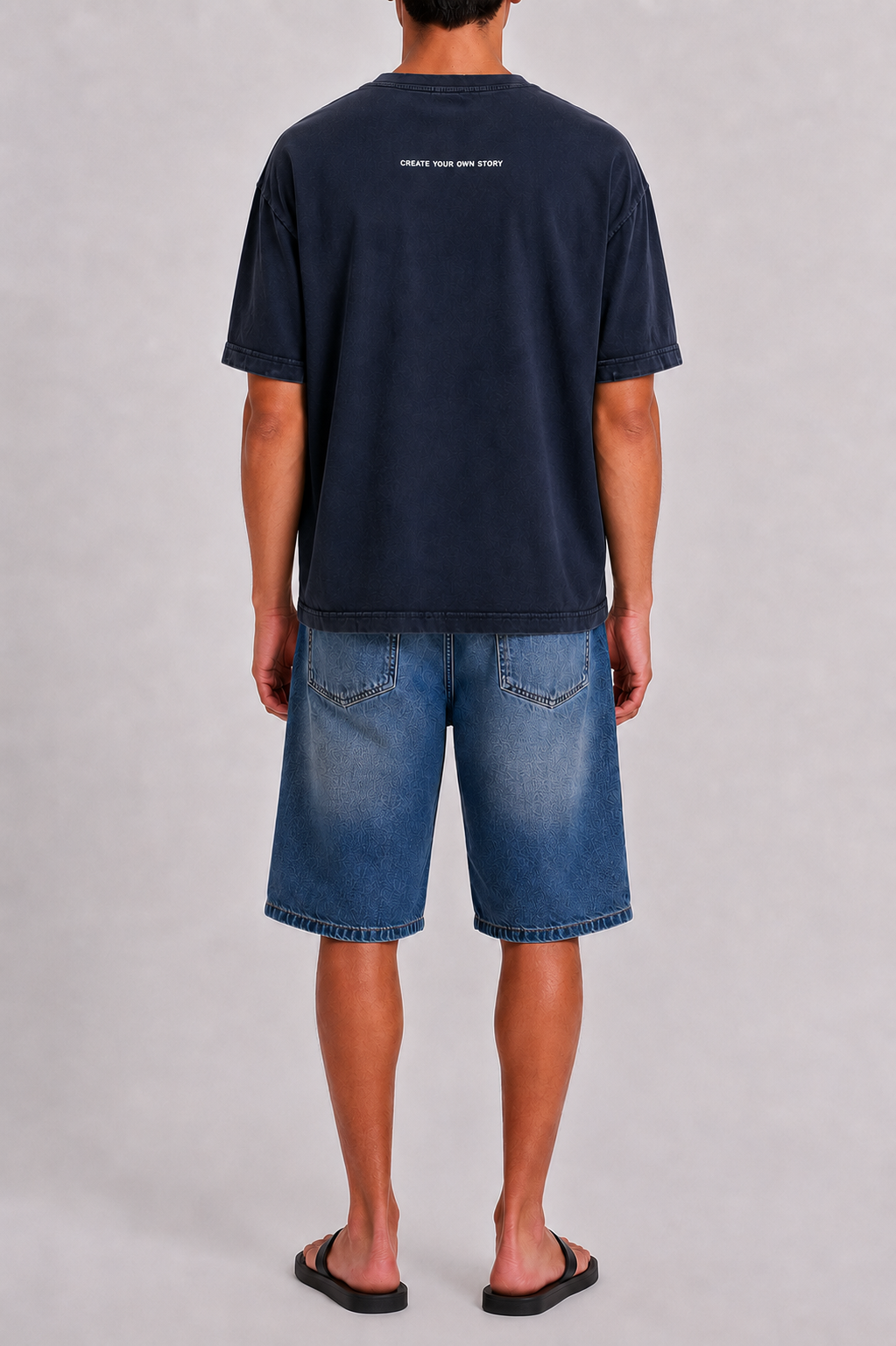 Washed Navy Detachable Longsleeve