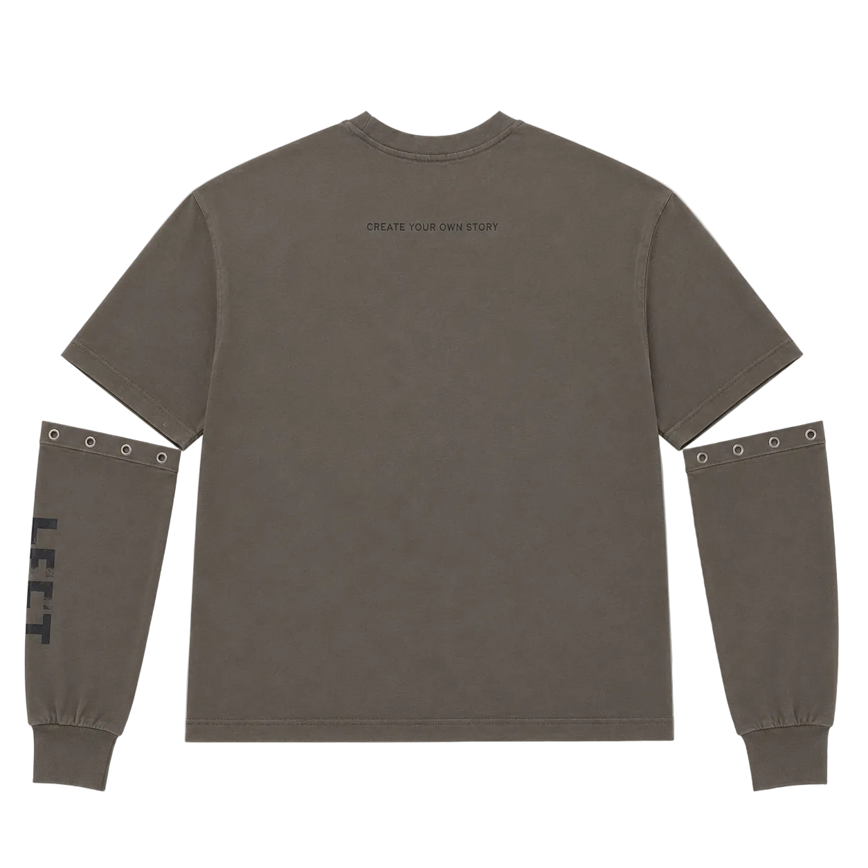Olive Detachable Longsleeve