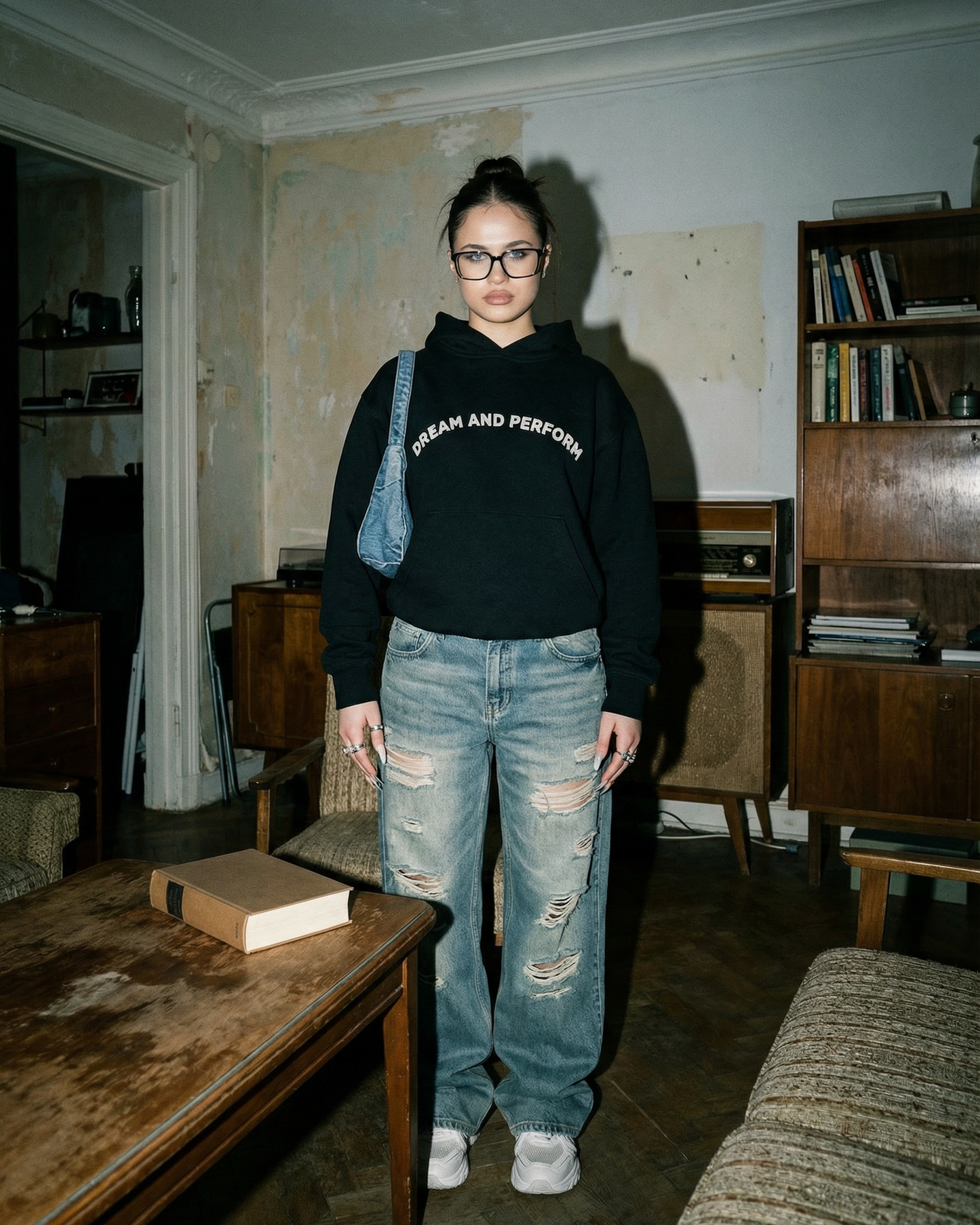 Black Signature Hoodie