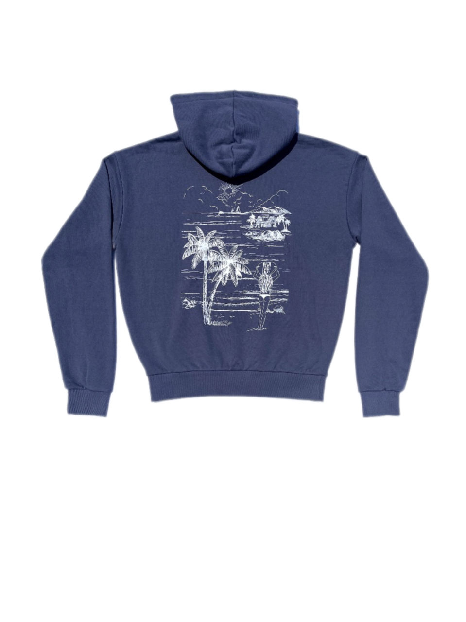 Surfing Lady Hoodie